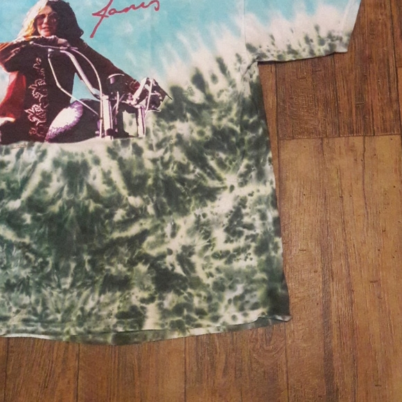RARE VINTAGE Janis Joplin Hand Dyed By Sundog XL Hippie 70's 60's Double sided - Picture 7 of 13
